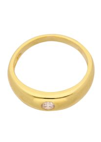 Adelia´s ADELIA ́S Damen Ketten-Anhänger "585 Gold Anhänger Taufring Ø 11,2 mm", Gold, gold, Gold, Schmuckanhänger, mit Zirkonia Goldschmuck für Damen