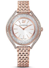 Swarovski Damen Quarzuhr "CRYSTALLINE AURA", rosa, Armbanduhren, Armbanduhr, Damenuhr, Swarovski-Kristalle, Swiss Made