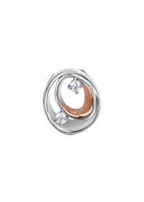 Vivance Damen Ketten-Anhänger "925/-Sterling Silber rhodiniert teils rosévergoldet", ONE-SIZE, Silber 925 (Sterlingsilber), 2,7 g, bunt, Silber 925