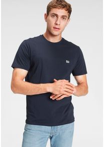 Lee Herren T-Shirt "PATCH LOGO TEE", blau, casual, Gr. XXL, Single Jersey, Obermaterial: 100% Baumwolle, Shirts