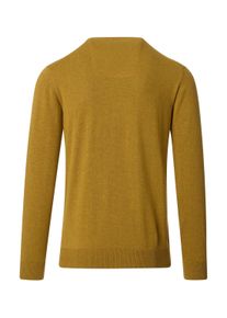 Casamoda Herren Strickpullover "Casamoda Pullover uni", gelb, Gr. L, 100% Baumwolle, Pullover