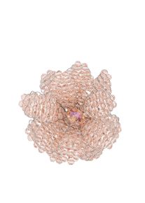 Damen Brosche "Bari", rosa, Collezione Alessandro, Glas, Broschen, in Blumenform