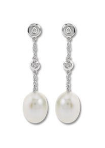 ONE ELEMENT Damen Paar Ohrhänger "Zirkonia Ohrringe Ohrhänger aus 925 Silber", Damen,mit Zirkonia, Silber 925 (Sterlingsilber), silber, Silber 925