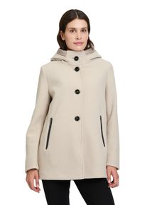 Gil Bret Damen Wolljacke "Gil Bret Wolljacke mit Kapuze", beige, sportlich, Gr. 42, Obermaterial: 100% Schurwolle. Besatz: 100% Polyamid. Futter: