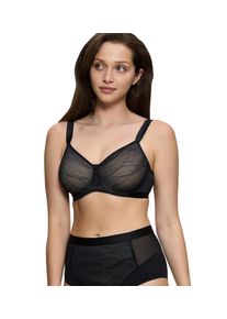 Triumph Damen Minimizer-BH "Airy Sensation W01", Gr. 75, schwarz, Microtouch, Satin, Spitze, Obermaterial: 77% Polyamid, 23% Elasthan (LYCRA),