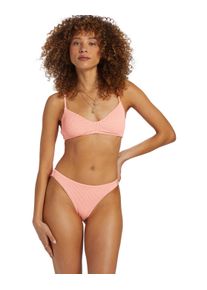 Billabong Damen Bikini-Hose "Summer High Tanga"peach tart, Gr. L, 69% Polyester, 23% Polyester, 8% Elasthan, Badehosen