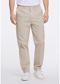 LINDBERGH Herren Stoffhose "LINDBERGH Freizeithose", beige, Gr. XL, Oberstoff: 98% Baumwolle, 2% Elasthan, Hosen