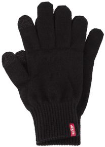 Levi's LEVI'S Damen Strickhandschuhe "TOUCHSCREEN", schwarz, casual,modisch, Gr. M, unifarben, Materialmix, Handschuhe, mit Touchfunktion, einfache