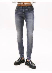 Tommy Jeans Damen Skinny-fit-Jeans "SOPHIE LW SKN", schwarz, casual, Gr. 33, unifarben, Denim/Jeans, Obermaterial: 92% Baumwolle, 6%