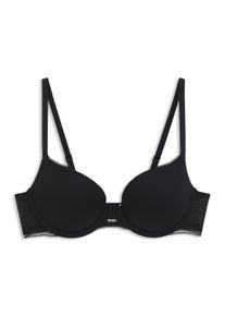 BOSS Damen Push-up-BH "B PURE", Gr. 80, schwarz, Obermaterial: 75% Polyamid, 25% Elasthan, modisch, BHs