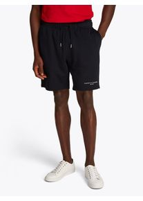 Tommy Hilfiger Herren Sweatshorts "SMALL TOMMY LOGO SWEATSHORTS", blau, casual, Gr. XL, Web, Obermaterial: 100% Baumwolle, Hosen