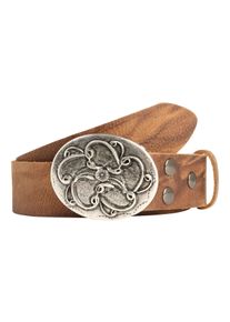 Damen Ledergürtel, braun, Gr. 110, RETTUNGSRING BY SHOWROOM 019, Leder, Gürtel