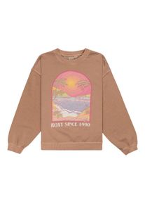 Roxy Kinder Sweatshirt "Lineup", beige, Gr. 14, 80% Baumwolle, 20% Polyester, Sweatshirts