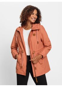 Casual Looks Damen Funktionsjacke, orange, Gr. 20, unifarben, 100% Polyester, Jacken