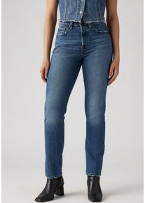 Levi's LEVI'S Damen 5-Pocket-Jeans "501 Long", blau, casual, Gr. 30, Denim/Jeans, Obermaterial: 99% Baumwolle, 1% Elasthan, Jeans, 501 Collection