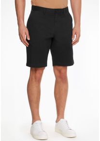 Tommy Hilfiger Herren Shorts "HARLEM SHORT 1985", schwarz, Basic, Gr. 32, unifarben, Stoff, Obermaterial: 97% Baumwolle, 3% Elasthan, Hosen, in