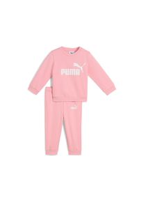Puma Kinder Trainingsanzug "MINICATS ESS CREW SET FL INF"pinkscape, sportlich, Gr. 98, unifarben, Fleece, Obermaterial: 68% Baumwolle, 32% Polyester,