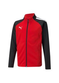 Puma Kinder Trainingsjacke "TEAMLIGA TRAINING JACKET JR", rot, sportlich, Gr. 164, unifarben, Trikot, Obermaterial: 100% Polyester, Jacken