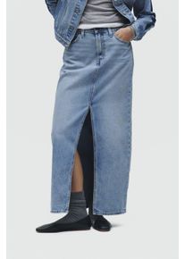Levi's LEVI'S Damen Jeansrock "Ankle Column Skirt", blau, casual, Gr. 27, Denim/Jeans, Obermaterial: 100% Baumwolle, Röcke