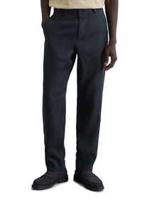 Marc O'Polo MARC O'POLO Herren Chinohose "aus reinem Leinen", blau, casual, Gr. 36, unifarben, Obermaterial: 100% Leinen, Hosen