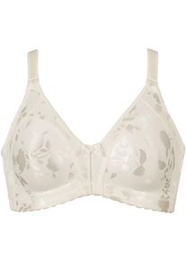 Naturana Damen Minimizer-BH, Gr. 90, beige, Microtouch, Obermaterial: 93% Polyamid, 7% Elasthan, unifarben, Jacquardmuster, geblümt, klassisch, BHs,