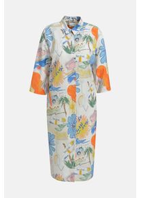 Smith & Soul SMITH & SOUL Damen Sommerkleidcream weiß print, casual, Gr. XS, bedruckt, gemustert, Material: 58% Viskose, 42% Baumwolle, Kleider, mit Taschen