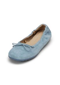 Marc O'Polo MARC O'POLO Damen Ballerina "aus softem Ziegenleder", Gr. 40, blau, Obermaterial: 100% Leder (Ziege), unifarben, Schuhe