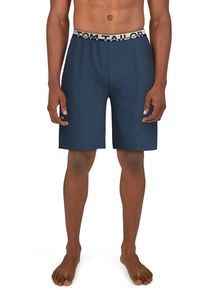 Tom Tailor Herren Bermudas "Brügge", Gr. 50, blau, Single Jersey, Obermaterial: 60% Baumwolle, 40% Polyester, unifarben, casual, Hosen, mit Logo-Bund