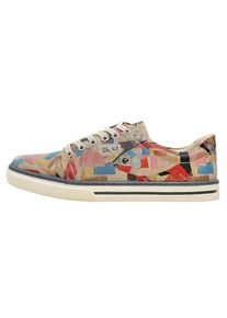DOGO Damen Sneaker "Classic Schnürsneaker Hi Fish Damen Sneaker", Gr. 39, bunt, Lederimitat, Schuhe, Vegan