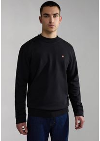 Napapijri Herren Sweatshirt "BALIS", schwarz, casual, Gr. XL, unifarben, Sweatware, Obermaterial: 80% Baumwolle, 20% Polyester, Sweatshirts