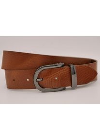 AnnaMatoni Damen Ledergürtel, braun, casual, Gr. 90, unifarben, Rindsleder, Gürtel, mit silberner Schließe