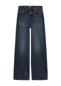 Tommy Jeans Damen Weite Jeans "Claire High Rise", blau, casual, Gr. 28, unifarben, Denim/Jeans, Obermaterial: 99% Baumwolle, 1% Elasthan, Jeans, mit