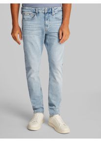 Herren Tapered-fit-Jeans "SLIM TAPER", blau, casual, Gr. 32, Calvin Klein Jeans, unifarben, Denim/Jeans, Obermaterial: 99% Baumwolle, 1% Elasthan,