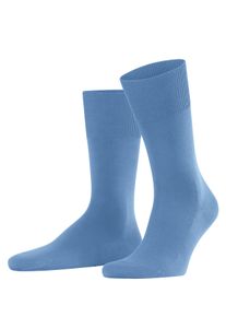 Falke Herren Socken "ClimaWool", Gr. 39, blau, Materialmix, unifarben, Socken, mit Merinowolle, Feinstrick, temperaturausgleichend