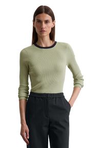 Marc O'Polo MARC O'POLO Damen Rundhalspullover "aus Viskose-Mix"smooth sage, casual, Gr. XXL, unifarben, Obermaterial: 80% Viskose, 20% Polyester, Pullover