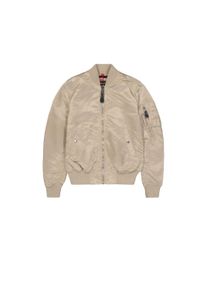 Damen Bomberjacke "Alpha Industries Women - Bomber Jackets MA-1 VF LW W", beige, Gr. S, Alpha Industries, Obermaterial: 100% Nylon, Futter: 100%