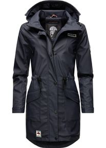 Navahoo Damen Outdoorjacke "Deike", blau, modisch, Gr. S, clean, Oberstoff: 50% Polyurethan, 50% Polyester, Futter: 100% Polyester, Ärmelfutter: 100%