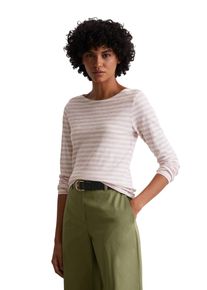 Marc O'Polo MARC O'POLO Damen Langarmshirt "aus Slubjersey"multi, pale lila, Basic, Gr. S, gestreift, Obermaterial: 100% Baumwolle, Shirts