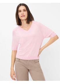 Brax Damen Strickpullover "Style LESLEY", rosa, Gr. 44, 86% Viskose, 14% Polyester, Pullover