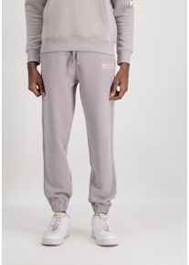 Herren Jogginghose "Alpha Industries Men - Jogger Organics EMB Regular Jogger", grau, Gr. M, Alpha Industries, Obermaterial: 100% Baumwolle, Hosen