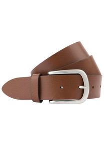 Bernd Götz BERND GÖTZ Damen Ledergürtel, braun, casual,casual, Gr. 90, unifarben, Leder, Gürtel, mit Dornschließe in Hufeisenform