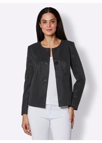 Damen Jackenblazer "Lyocell-Blazer", schwarz, Gr. 38, CREATION L PREMIUM, 100% Lyocell, Blazer
