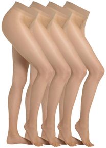 Camano Damen Feinstrumpfhose "fine everyday", Gr. 40, beige, Obermaterial: 90% Polyamid, 10% Elasthan, unifarben, Strumpfhosen, mit leicht