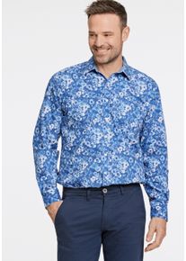 JACK'S INN 54 JACK’S Herren Flanellhemd "JACK'S Freizeithemd", blau, Gr. XL, Oberstoff: 65% Polyester, 35% Baumwolle, Hemden