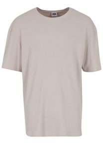 Urban Classics Herren T-Shirt "Urban Classics Herren Waffle Tee", blau, casual, Gr. 4XL, unifarben, 65% Polyester, 35% Baumwolle, Shirts