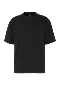 BOSS Orange Herren T-Shirt "Te Dye", schwarz, casual, Gr. XXL, unifarben, Single Jersey, Obermaterial: 100% Baumwolle, Shirts, mit Rundhalsausschnitt