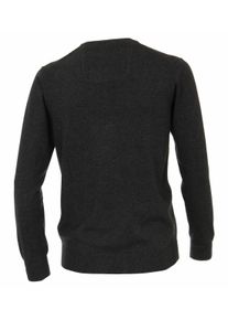 Casamoda Herren Strickpullover "Casamoda Pullover uni", grau, Gr. XXL, 100% Baumwolle, Pullover