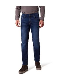 Herren Straight-Jeans "Rando Dicke Nähte", blau, casual, Gr. 34, Pioneer Authentic Jeans, Denim/Jeans, Obermaterial: 99% Baumwolle, 1% Elasthan, Jeans