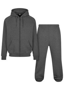 Urban Classics Herren Trainingsanzug "Urban Classics Herren Blank Suit", grau, Gr. 4XL, unifarben, 65% Baumwolle, 35% Polyester, Sportanzüge