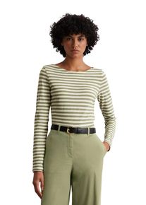 Marc O'Polo MARC O'POLO Damen Langarmshirt "aus Slubjersey"multi, smooth sage, Basic, Gr. XL, gestreift, Obermaterial: 100% Baumwolle, Shirts
